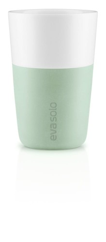 501078 - Porcelanowy kubek do latte, eukaliptusowa zieleń, 2 szt - Eva Solo