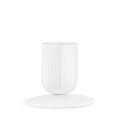 693134 Świecznik na świecę blokową 12 cm, biały - Kahler Design
