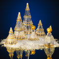 4800402 - Choinka szklana dekoracja Fairytales, 13,5 cm  - HolmeGaard