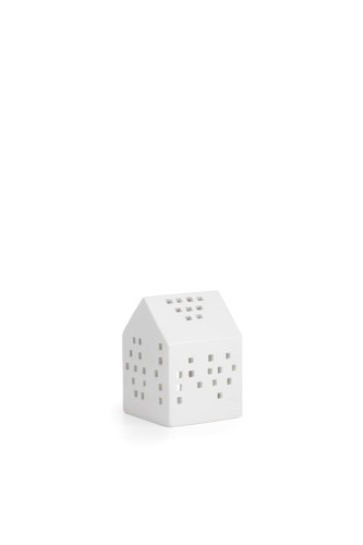 691095 Urbania świecznik na tealight Classical 9,5 cm, biały - Kahler Design