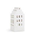 691068 Urbania świecznik na tealight Manor 17 cm, biały - Kahler Design