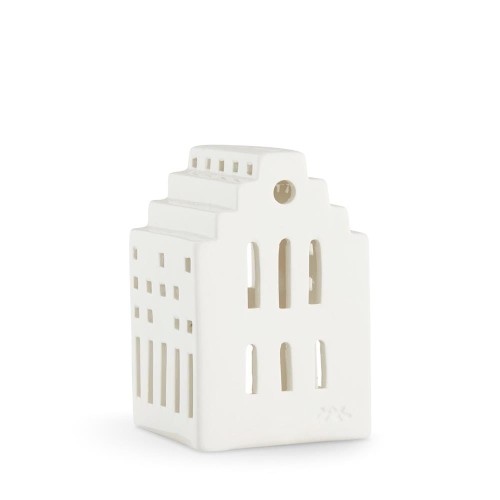 691061 Urbania świecznik na tealight Church 10 cm, biały - Kahler Design