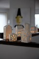 691099 Urbania świecznik na tealight Funkis 14,5 cm, biały - Kahler Design