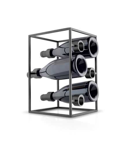520421 - Stojak do wina Wine Cube Nordic Kitchen, czarny - Eva Solo
