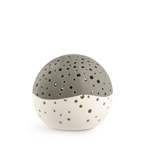 692451 Porcelanowy świecznik na tealight Nobili 14 cm, oliwkowy - Kahler Design